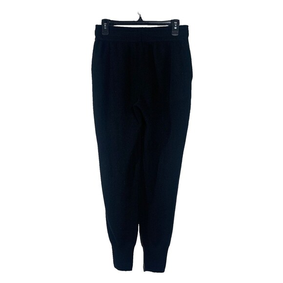 Naadam Signature Cashmere Joggers Womens S Black High Rise Pockets NWT - Picture 4 of 10